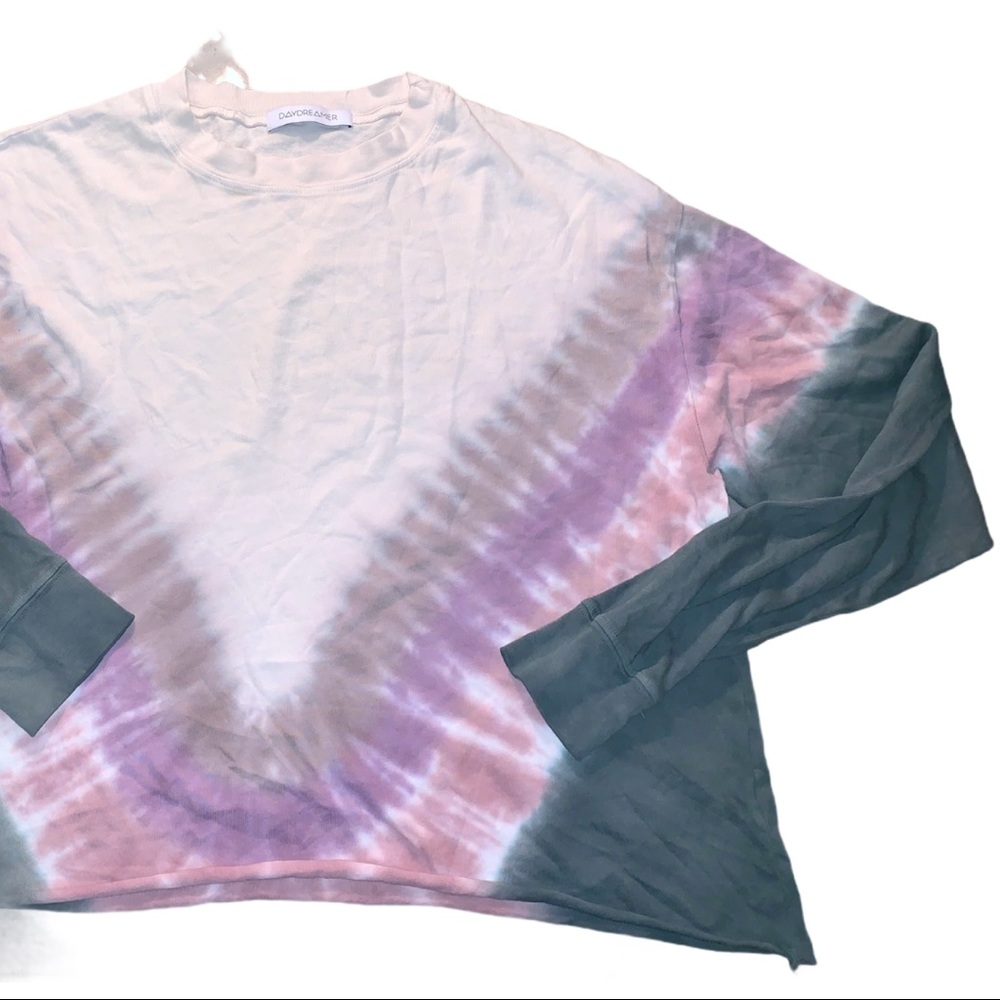 Daydreamer X Free People Tie Dye Long Sleeve Tee - Picture 9 of 11